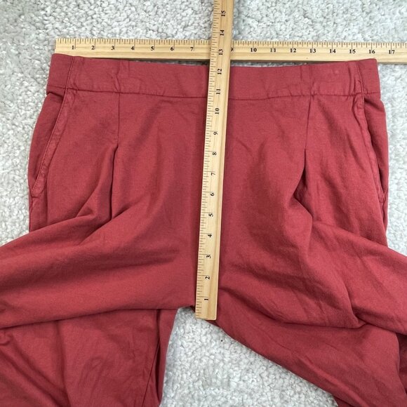 Aerie New Heights Trouser Wide Leg Pants Burgundy Red Oversized - Picture 7 of 10